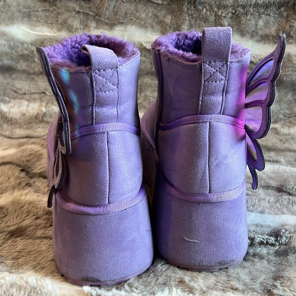 Current mood fairies flight Platform Ankle Boots - Picture 4 of 10